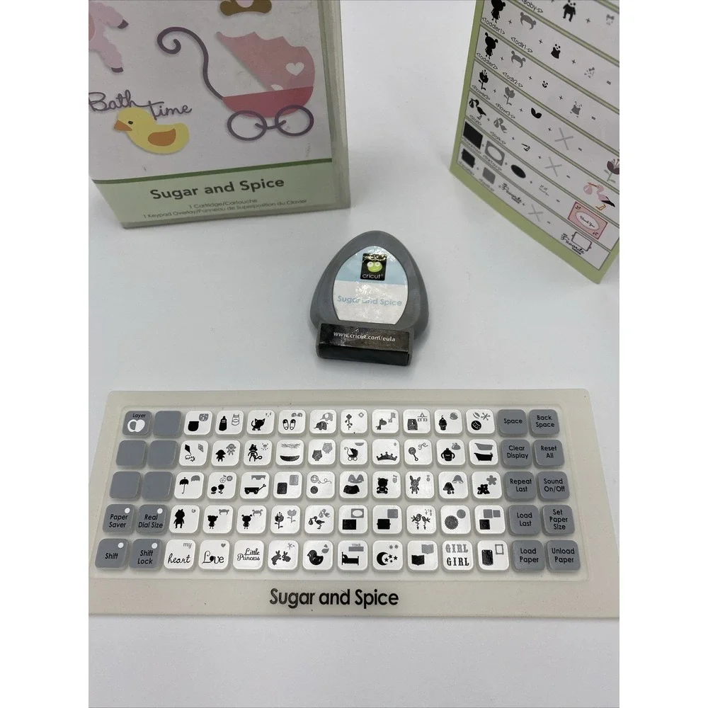 Cricut Sugar & Spice Cartridge - Complete with Box and Manual 2000151